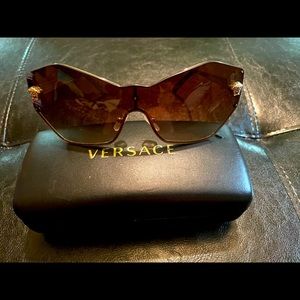 Versace sunglasses with hard case